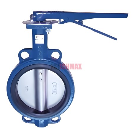 Marine Cast Iron Wafer Type Butterfly Valve Lever Type