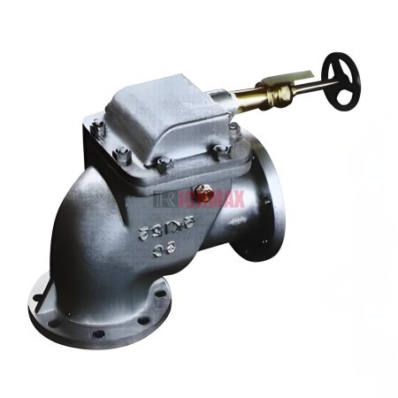 JIS F3060R 5K Marine Cast Steel Down Storm Valve