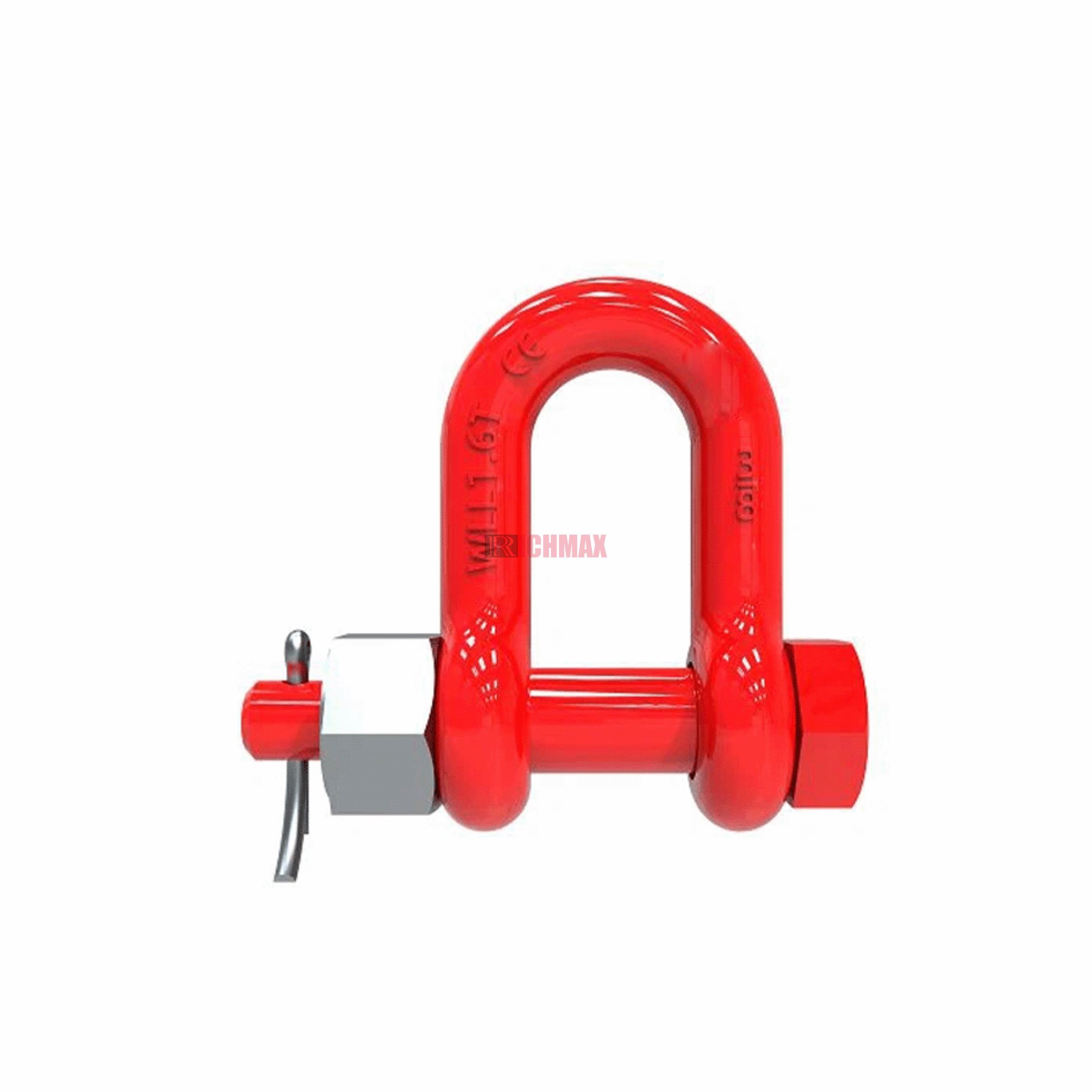 G80 Bolt Type Chain Shackle | Heavy Duty Alloy Steel Shackle for ...