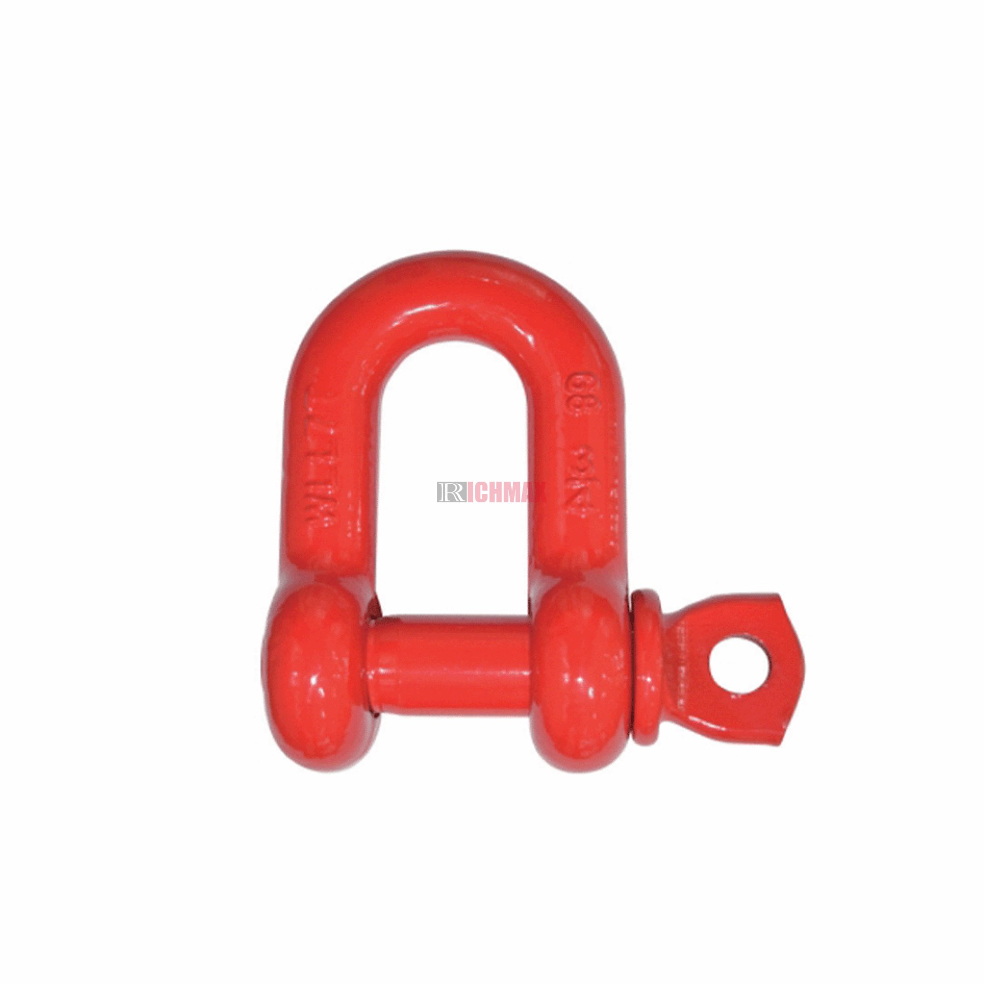 G80 Screw Pin Dee Shackle | Alloy Steel Lifting Shackle for Rigging ...