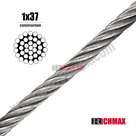 Stainless Steel Wire Rope 1×37