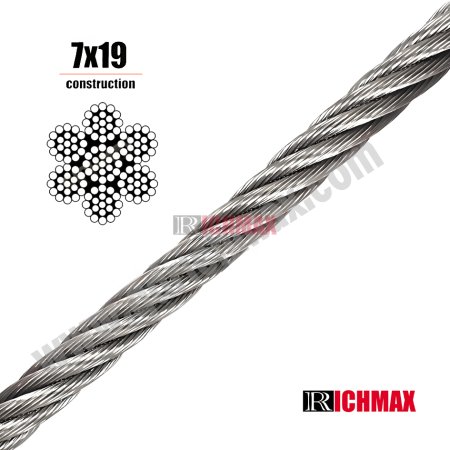 Stainless Steel Wire Rope 7×19