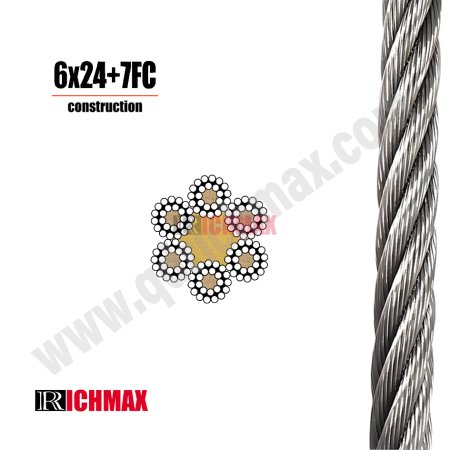 Steel Wire Rope 6×24+7FC