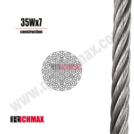 Steel Wire Rope 35W×7