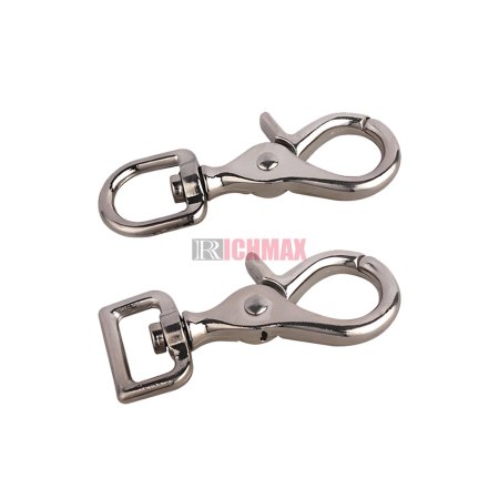Nickel Plated Zinc Alloy Snap Hook Swivel End 