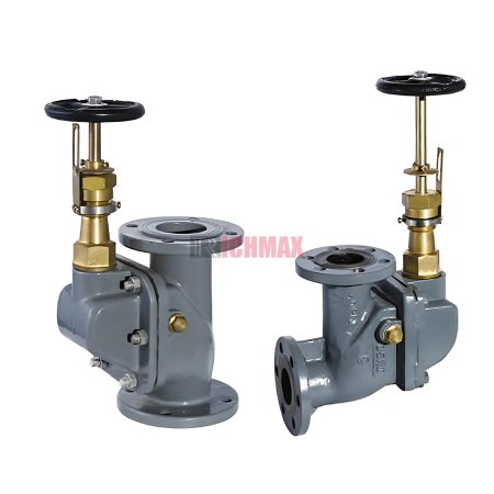 JIS F3060 Marine Cast Steel Down Storm Valve