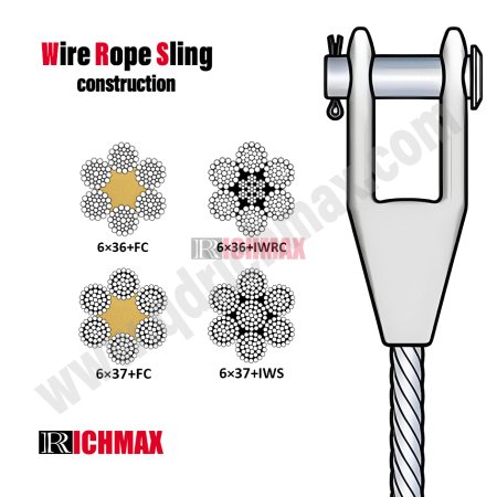 Open Spelter Socket Wire Rope Sling